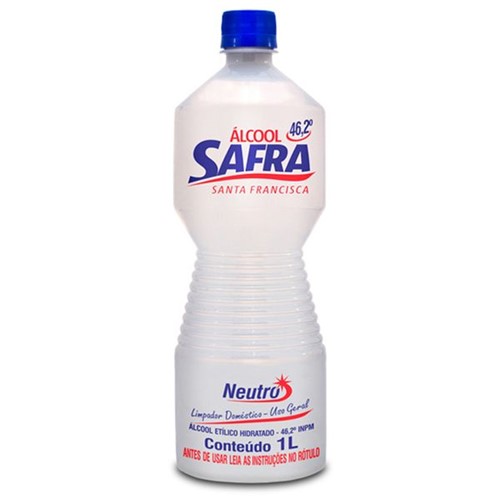 Alcool Safra 1l Lq 46º Neutro