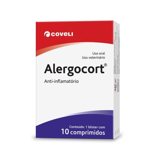 Alergocort - 10 Comprimidos - Coveli Unidade