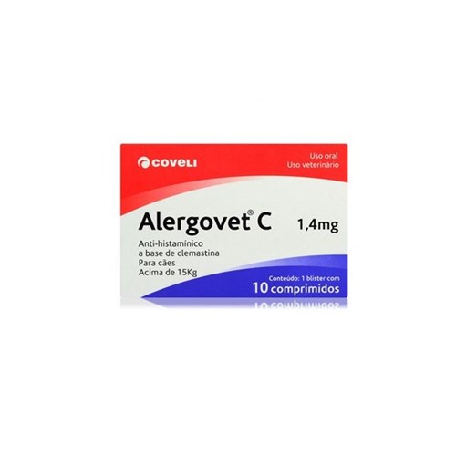 Alergovet C 1,4 - 10 Comprimidos