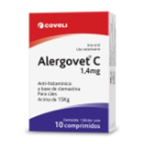 Alergovet C 1,4mg - Caixa com 10 Comprimidos