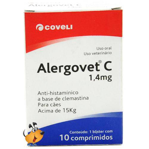 Alergovet Coveli 1,4 Mg com 10 Comprimidos