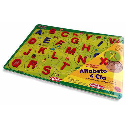 Alfabeto & Cia- Carimbras- Brinquedo Educativo- Pedagógico