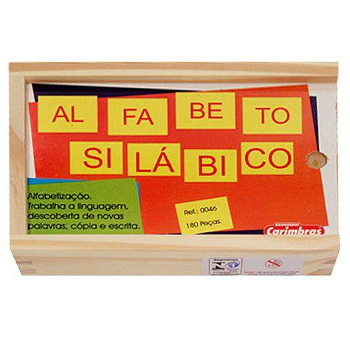 Alfabeto Silábico - Carimbras - Brinquedo Educativo