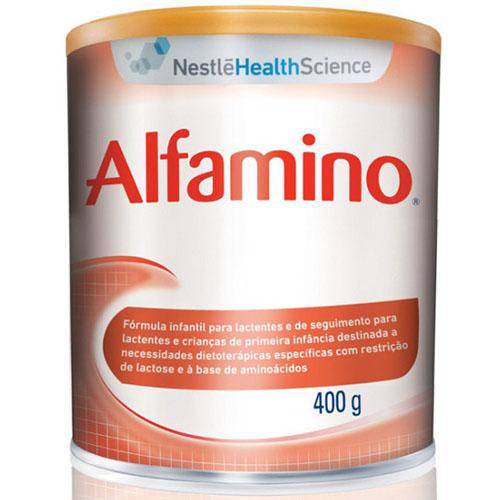 Alfamino Fórmula Infantil Nestlé Health Science Lata 400g