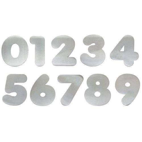 Algarismo Alumínio Polido Número 5 - 280300 - STANFER