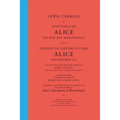 Alice - Edicao Comemorativa 150 Anos - Editora 34