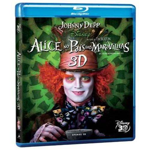 Alice no Pais das Mavilhas 3d - Blu Ray Nacional