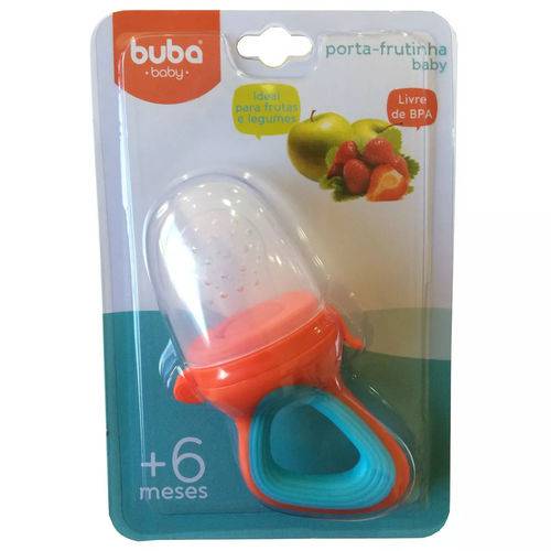 Alimentador Porta Frutinha Baby Azul Buba 09743