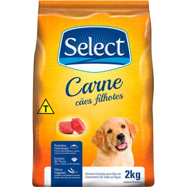 Alimento Cães Select Filhotes Carne 2kg