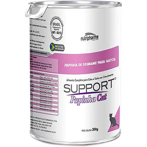 Alimento Completo Nutripharme Support Desmame Papinha Cat 300mg
