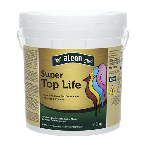 Alimento Extrusado Super Top Life Alcon Club 2,5kg