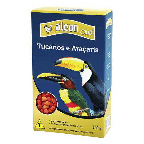 Alimento Extrusado Tucanos e Araçaris Alcon Club 700g