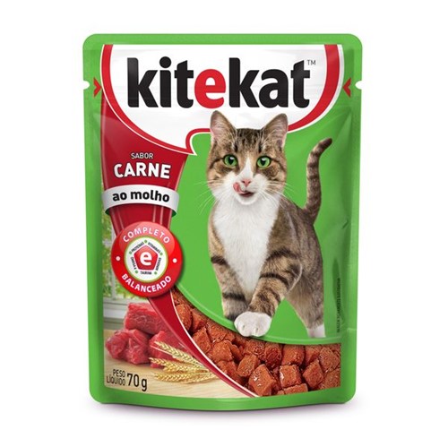 Alimento Gato Kitekat 70g Sc Ad Carne