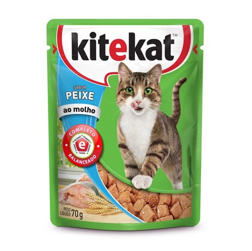 Alimento Gato Kitekat 70g Sc Ad Peixe