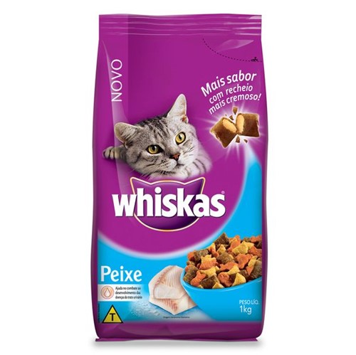 Alimento Gato Whiskas 1kg Peixe