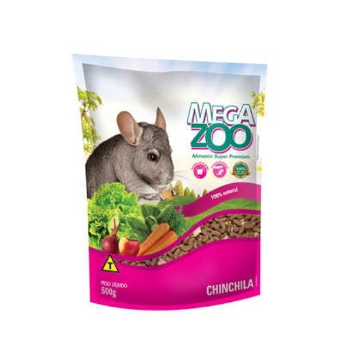 Alimento Mega Zoo para Chinchilas - 500g 500g