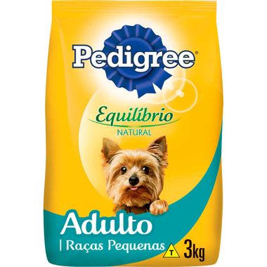 Alimento para Cães Adulto Raças Pequenas Equilíbrio Natural Pedigree 3kg