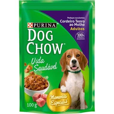 Alimento para Cães Cordeiro ao Molho Dog Chow 100g