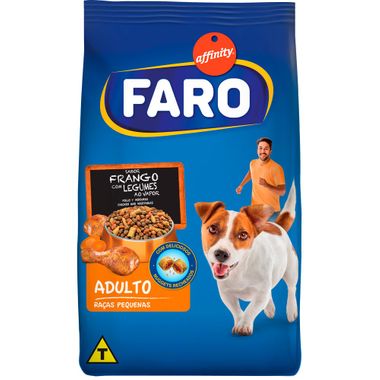 Alimento para Cães Pequenos Sabor Frango Legumes Nuggets Faro 1kg