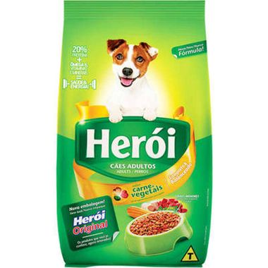 Alimento para Cães Sabor Carne e Vegetais Herói 18kg