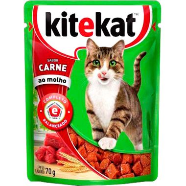 Alimento para Gatos Sabor Carne Kitekat 70g