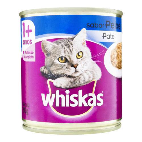 Alimento para Gatos Whiskas de Peixe Lata 290 G