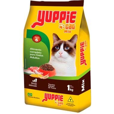 Alimento para Gatos Yuppie Mix Sabores 1kg