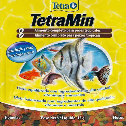 Alimento para Peixe Tetra Peixe Tetramin Flakes - 12g