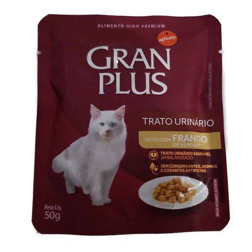 Alimento Úmido Gran Plus Trato Urinário Felino Sabor Frango 50g