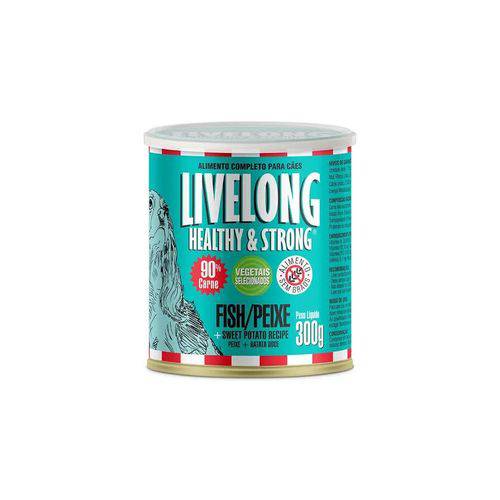 Alimento Úmido Livelong Healthy & Strong para Cães Sabor Peixe - 300g