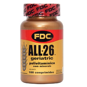 All 26 Geriátrico FDC 100 Comprimidos
