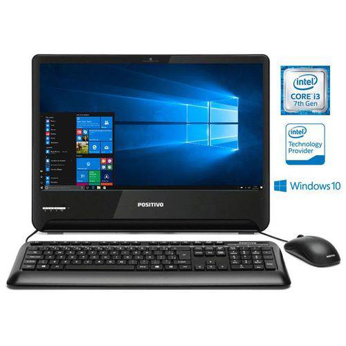 All In One Positivo 1701309 Master A2100 Core I3 7100u 4gb 500gb 18.5 Led Win10 Home