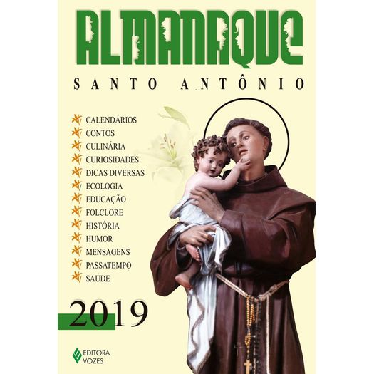 Almanaque Santo Antonio 2019 - Vozes