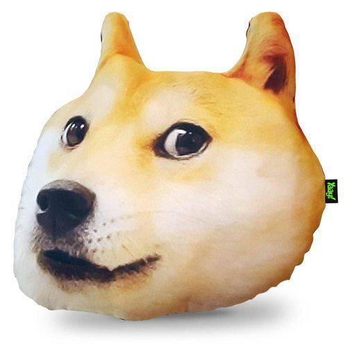 Almofada Big Head Meme Dog