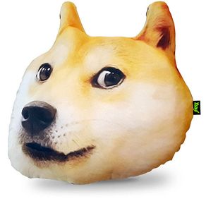 Almofada Cachorro Cão Doge Meme Big Head