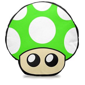 Almofada Cogumelo Verde Super Mario Bros