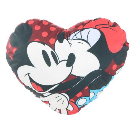 Almofada Coração Mickey e Minnie