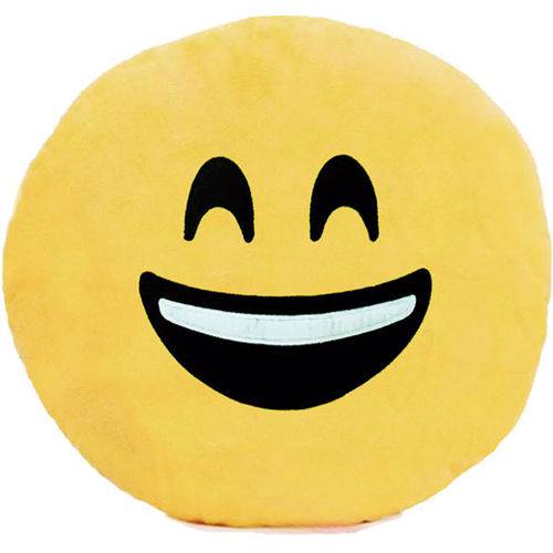 Almofada de Pelucia Emoticon Super Feliz 30Cm. Soft Toys