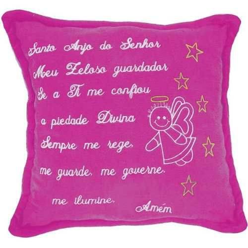 Almofada de Pelucia - Santo Anjo Pink - Soft Toys