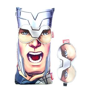 Almofada e Mascara para Dormir Thor Quadrinhos Marvel