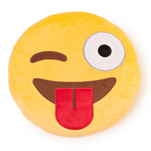 Almofada Emoji Piscadinha