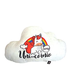 Almofada Formato Nuvem Unicornio