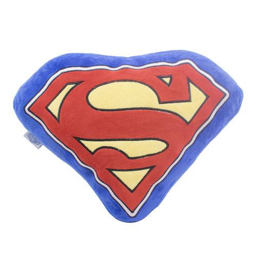 Almofada Formato Símbolo Super Homem (Fibra) - Liga da Justiça
