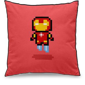 Almofada Homem de Ferro Pixel Marvel