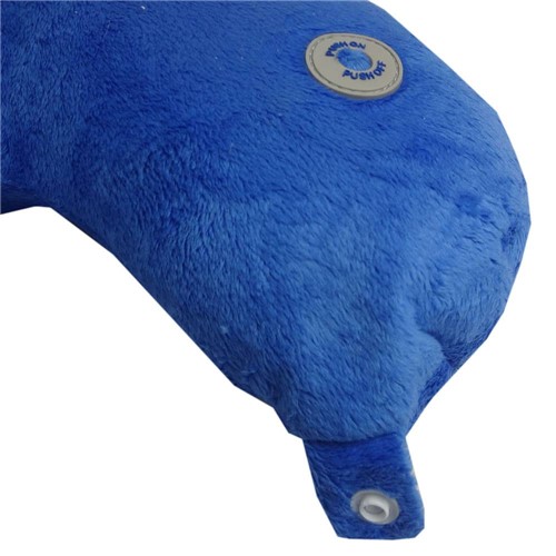 Almofada Massageador de Pescoço Travesseiro Encosto Viagem - Travel Massager Azul Rlx8 Rm-Mp2805 B