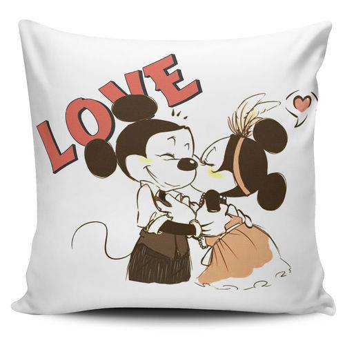 Almofada Mickey e Minnie Love