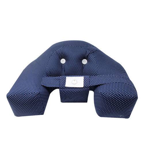 Almofada para Amamentação e Sofá Azul com Poá - Baby Holder - Ref-1001/2/3