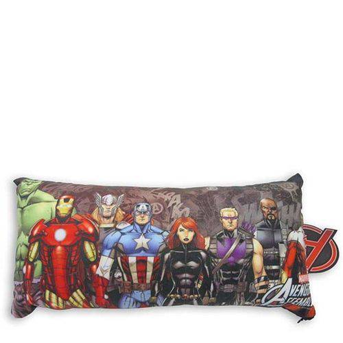 Almofada Pequena Avengers Preta Marvel