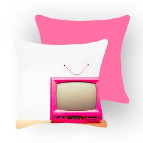 Almofada Poliéster 40X40cm Pink TV 4340.52 Fibrasul
