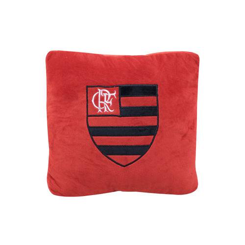 Almofada Quadrada (Fibra) - Flamengo